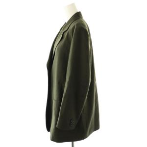 MARGARET HOWELL 24AW FLANNEL WOOL テーラードジャケット I カーキ