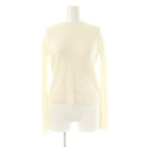 24SS BOND リブ プルオーバー ニット 長袖 ホワイト /DF OS