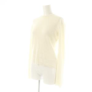 MUSE de Deuxieme Classe 24SS BOND リブ プルオーバー ニット 長袖 ホワイト /DF OS