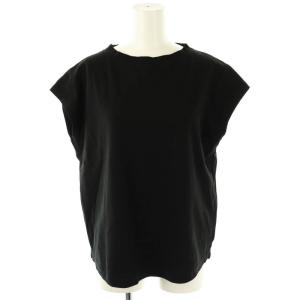 24SS Svin cotton jersey カットソー Tシャツ フレンチスリーブ コットン 黒 /NR