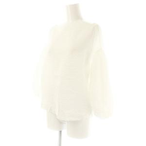 VERMEIL par iena 24SS ボリュームスリーブブラウス プルオーバー 七分袖 ホワイト /DF OS
