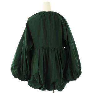 VERMEIL par iena バルーンシルエット ブラウス プルオーバー 長袖 グリーン /DF OS