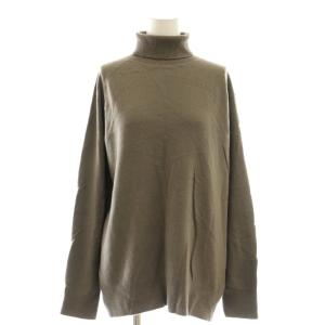 CAPRI タートルネック プルオーバー ニット セーター ウール チャコールブラウン /CX OS