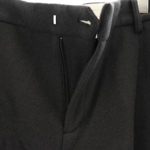 CINOH CINOH WOOL ワイドパンツ ウール 36 ダークグレー /DO OS