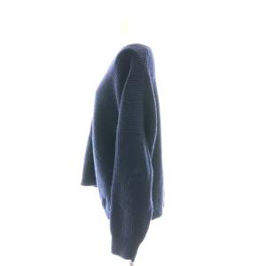 Theory LANA CASH OS VNECK PO ニット セーター カシミヤ混 P ネイビー /DO OS
