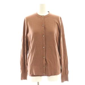 アンサンブルニット HIGHLAND カットソー カーディガン ウール 38 ブラウン /DO OS