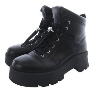 Gianvito Rossi VANCOUVER レースアップブーツ 37 ブラック