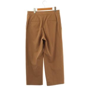 TOMORROWLAND collection 24SS ドライツイル セミワイドパンツ ジッパーフライ 38 ベージュ /NR OS