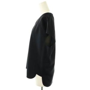 CYCLAS ブラウス フレンチスリーブ プルオーバー 36 紺 /NR OS