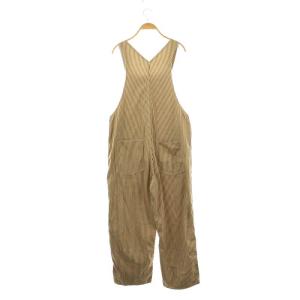 Framework 25SS ヒッコリーオーバーオール パンツ 38 ベージュ