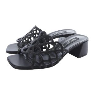 srMERMAID サンダル ミュール レザー 36.5 ブラック