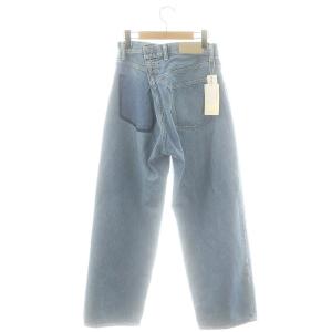 KURO CROSS WIDE DENIM PANTS デニムパンツ ジーンズ ボタンフライ コットン 1 ライトブルー