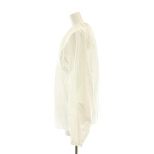 Maison Margiela MM6 24SS S52DT0026 コットンポプリンギャザーネックシャツ