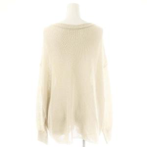 IENA エアリー 2WAY カーディガン サマーニット 透かし編み ベージュ /AT OS