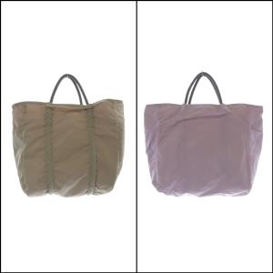 NOMADIS SACリバーシブルトートバッグ ハンドバッグ ベージュ ピンク /SR48