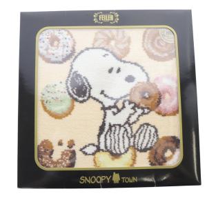 Snoopy ドーナツ ハンカチ ベージュ /SR26
