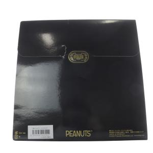 FEILER Snoopy ハイジフラワー ハンカチ 黒 ブラック /SR28