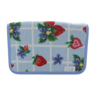 ストロベリーフィールド プティ マルチケース ポーチ 水色 ライトブルー /SR7