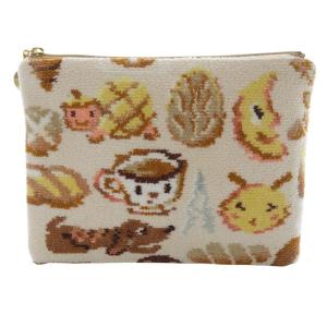 ラブラリーバイ ラブラリーベーカリーアンドカレルチャペックフレンズ ポーチ ベージュ /SR19