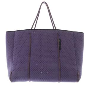 Flying Solo トートバッグ ハンドバッグ ポーチ 紫 パープル /SR17
