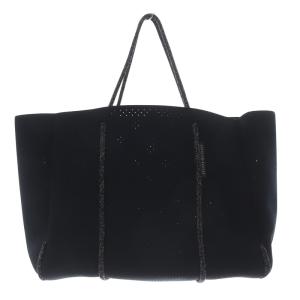 Flying Solo トートバッグ ハンドバッグ ポーチ付き 黒 ブラック /SR18