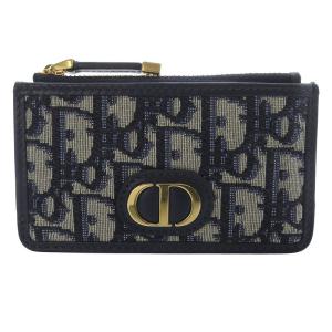 30 MONTAIGNE オブリーク キャンバス キーケース ネイビー