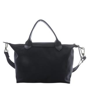 Longchamp プリアージュ 2WAY トートバッグ ショルダーバッグ 斜め掛け ナイロン ブラック /YO7