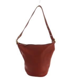 オールドコーチレザーショルダーバッグ 赤 9085 /MI OS