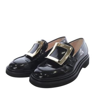 VIV RANGERS メタルバックル レザー ローファー 36 ブラック