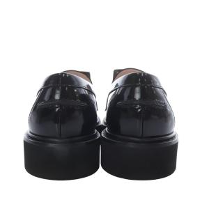 ROGER VIVIER VIV RANGERS メタルバックル レザー ローファー 36 ブラック