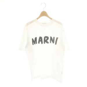 ロゴプリント半袖Tシャツ カットソー 36 ホワイト /HK OS