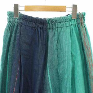 tamaki niime イージーパンツ ワイド short ネイビー エメラルドグリーン レッド /DO OS