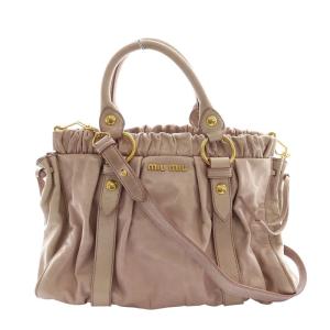 VITELLO LUX 2WAY バッグ ブラック（2024/11/16買取） - miumiu ミュウ