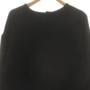 FLORENT クレープジャカードプルオーバー カットソー 1 ブラック /DO OS