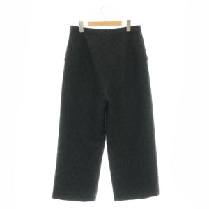 FLORENT ジャガードパンツ ストレート36 黒 /CX OS