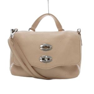 Postina BABY ハンドバッグ ミニショルダー 2WAY ポシェット ベージュ /UO