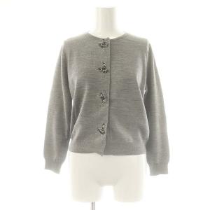 バレリーナモチーフカーディガン ニット 長袖 2 グレー /AT OS SH