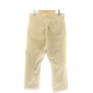 MADISONBLUE 23AW ストレートチノパンツ ボタンフライ コットン 00 ベージュ /NR OS SH