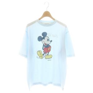 ザシンゾーン THE SHINZONE MICKEY TEE Tシャツ カットソー 半袖 FO 水色 23AMSCU05