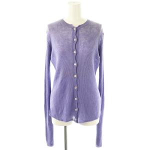 ウォーターツイスターリブニットカーディガン 1 ラベンダー /DO OS