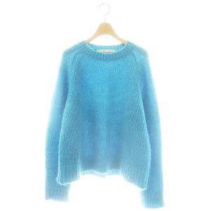 ザシンゾーン THE SHINZONE モヘアラグランスリーブニットプルオーバー セーター 長袖 F 水色
