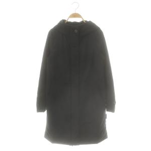 ブリジット シンダウンコート アウター フード ロング 36 濃紺 /NR OS