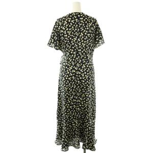 BALLSEY 23SS プティフラワープリント カシュクールワンピース 34 紺 マルチカラー /CX OS