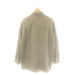 Deuxieme Classe badass シャツ 長袖 カーキ /HK OS