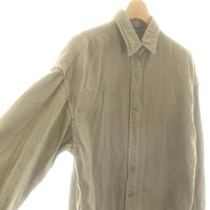 Deuxieme Classe badass シャツ 長袖 カーキ /HK OS