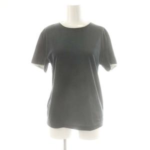 シアーベロア リンガー Tシャツ カットソー 半袖 F 緑 グリーン /AT OS