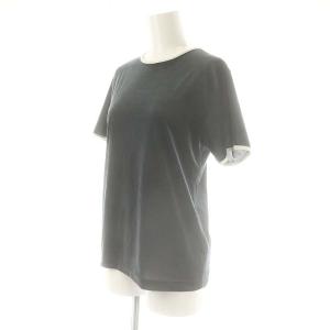 BEAUTY&YOUTH UNITED ARROWS シアーベロア リンガー Tシャツ カットソー 半袖 F 緑 グリーン /AT OS