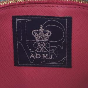 A.D.M.J. クラッチバッグ ショルダーバッグ ワンショルダー 斜め掛け 2way レザー グレー /YO24