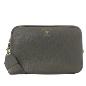 ショルダーバッグ ワンショルダー 斜め掛け クロスボディ レザー グレー /YO23