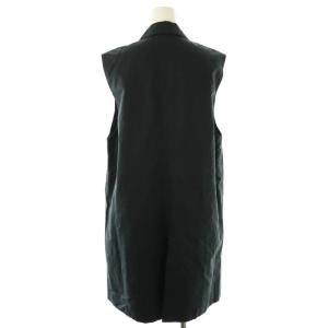 TOMORROWLAND collection 23SS スパークツイル セミロングベスト リネン混 36 紺 /MI OS